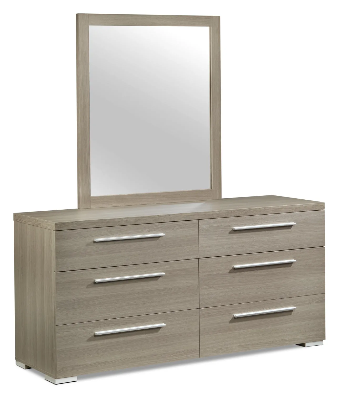 Bay Hill Mirror - Grey