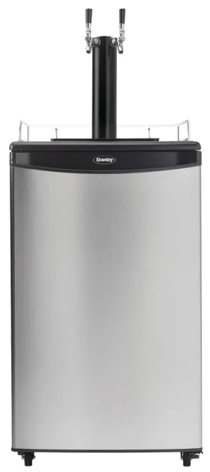 Danby Silver Dual Tap Keg Cooler (5.4 Cu. Ft.) - DKC054A1BSL2DB