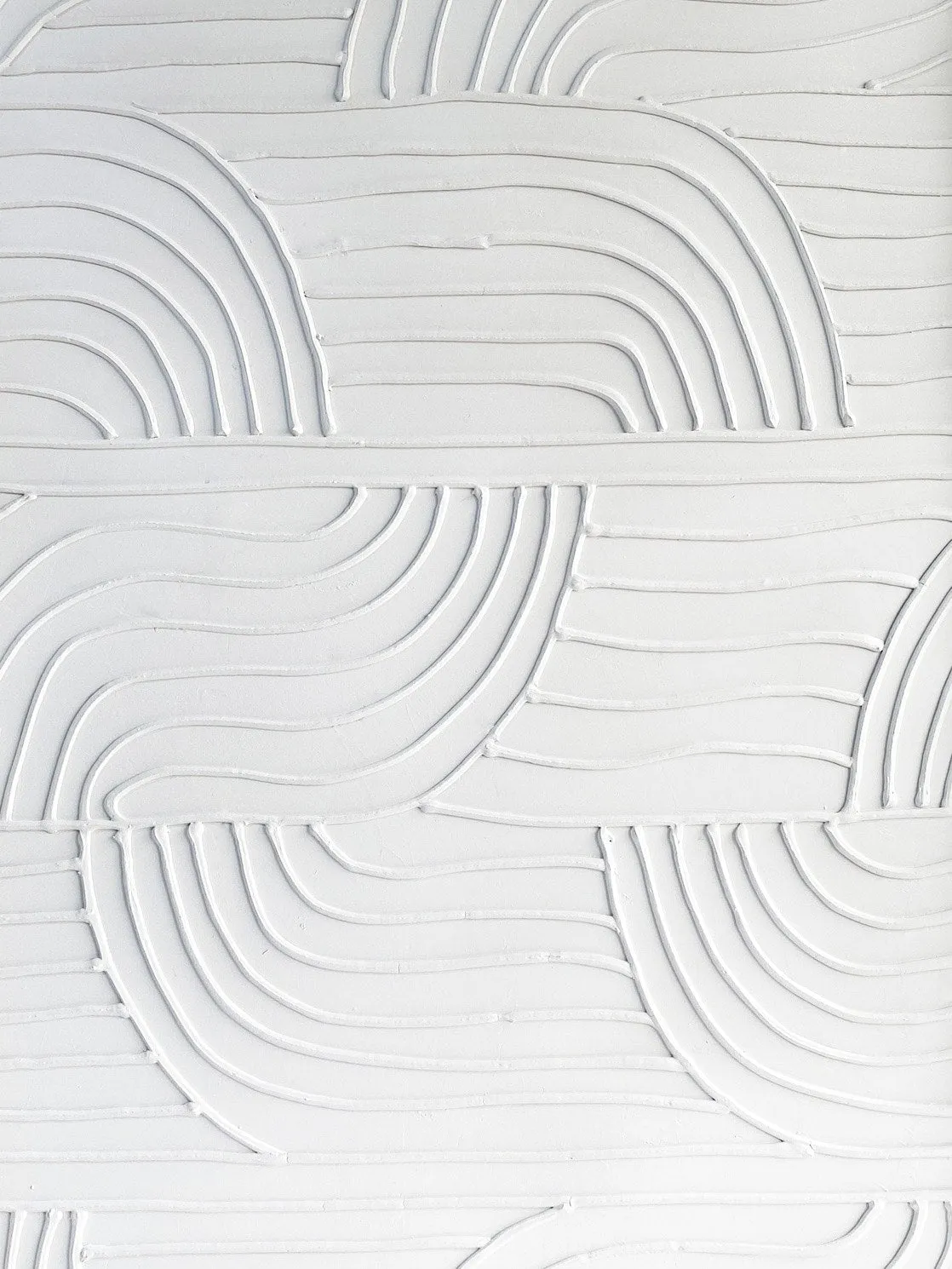 Fresh Perspective Textured Art - Light Brown/White