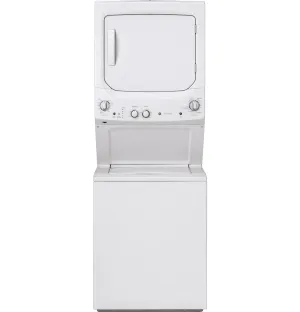 GE White Unitized Gas Laundry Centre - GUD24GSSMWW