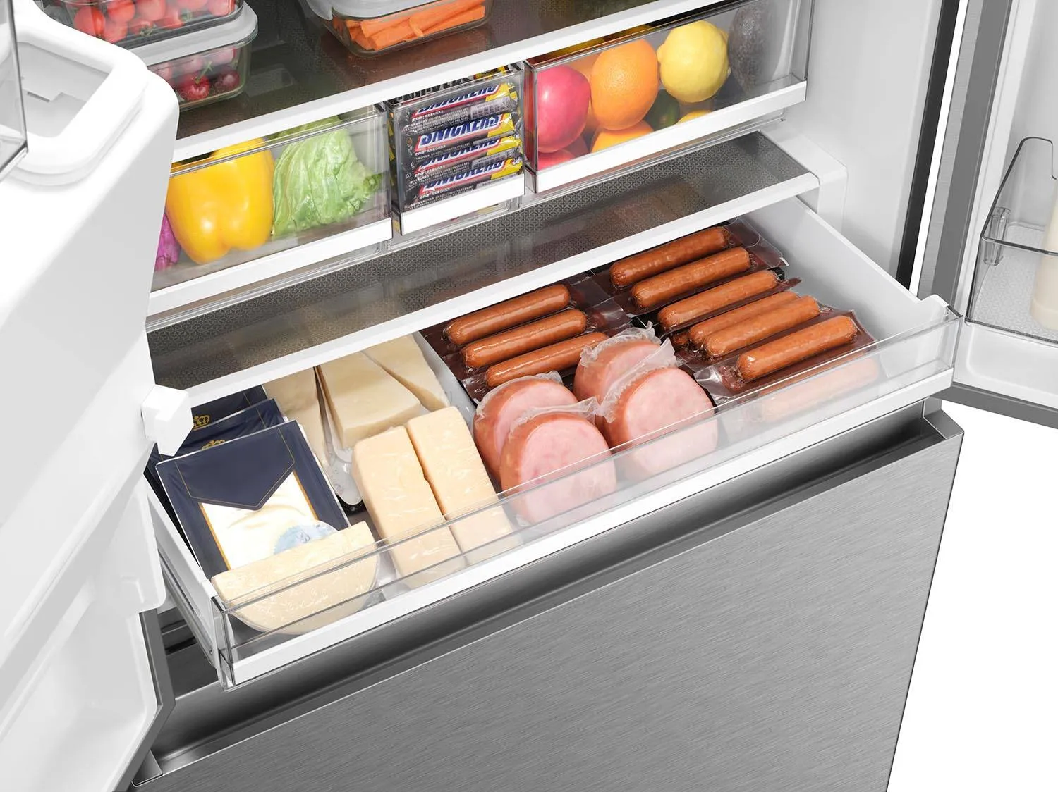 Hisense Stainless Steel Counter Depth French Door Refrigerator (22.5 Cu. Ft.) - RF225A3CSE