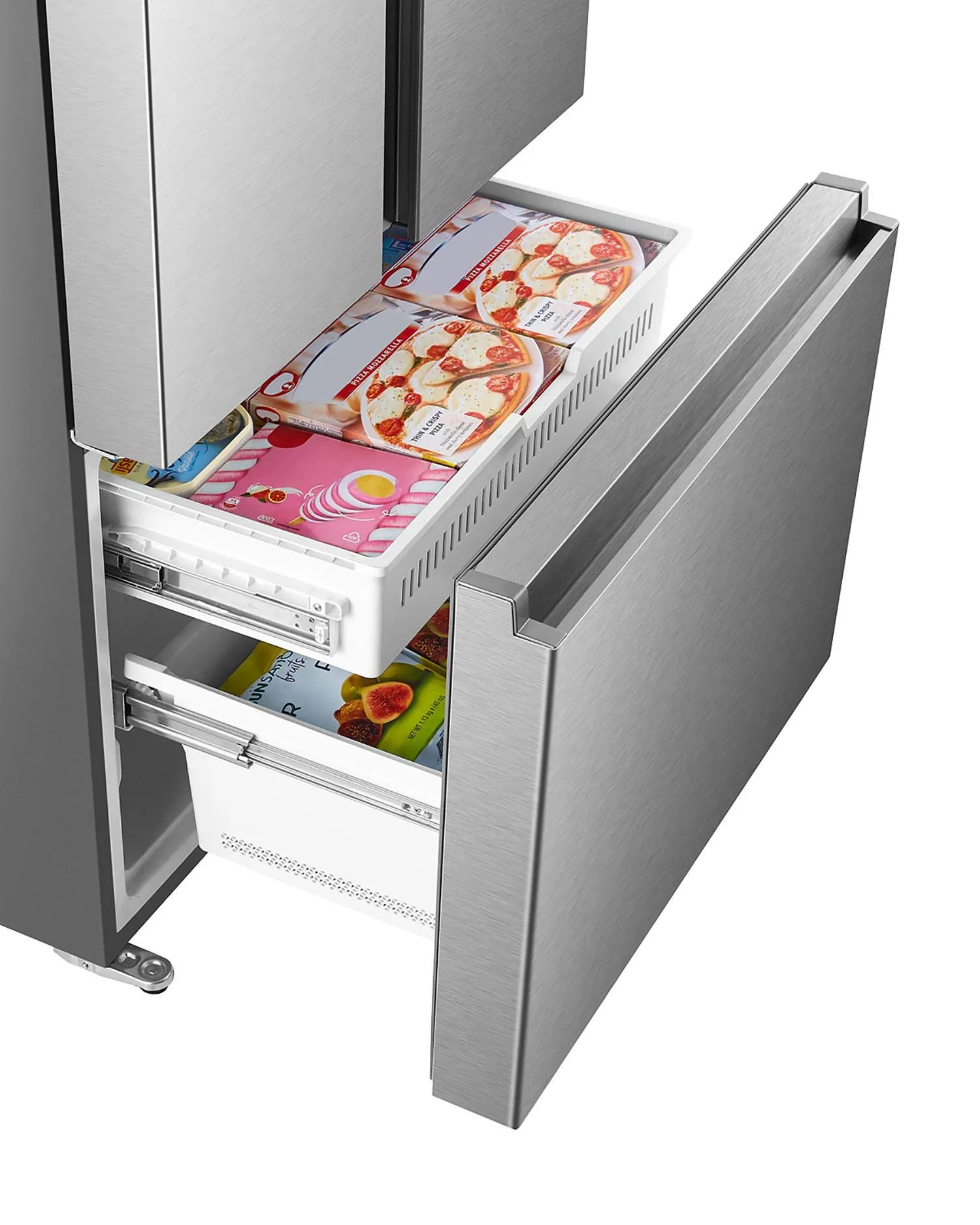 Hisense Stainless Steel Counter Depth French Door Refrigerator (22.5 Cu. Ft.) - RF225A3CSE