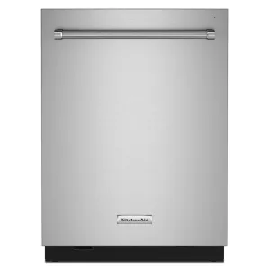 KitchenAid® PrintShield Stainless 24" Dishwasher with Towel Bar Handle - KDTM704KPS