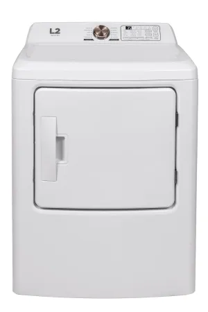L2 White Electric Dryer (6.7 Cu. Ft) - LE43A3AWW