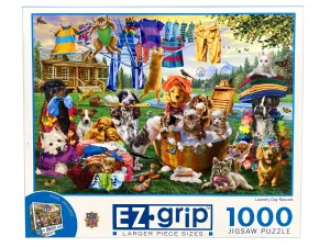 Laundry Day Rascals 1000 Piece Large Format Puzzle