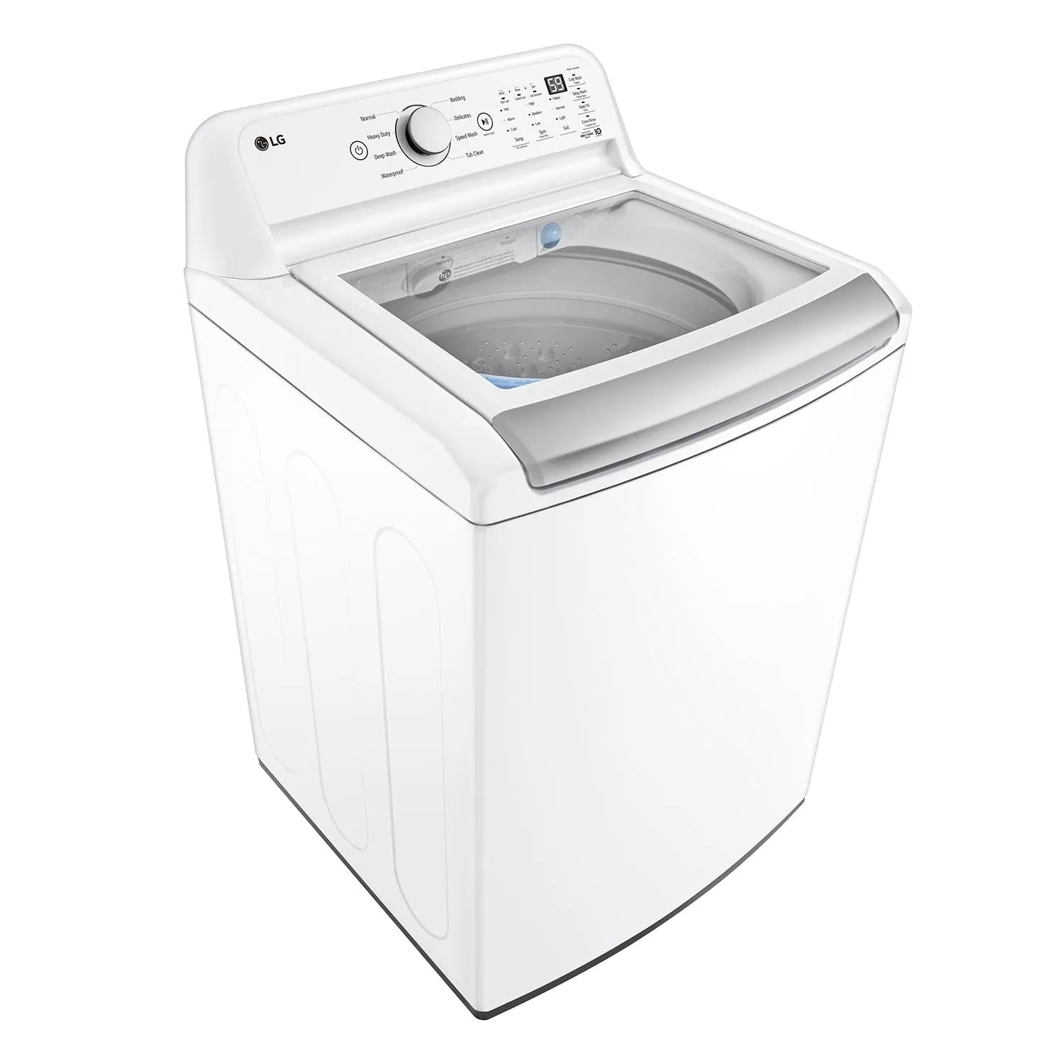LG White Top Load Agitator Washer with 6Motion™ Technology (5.6 Cu. Ft) - WT7155CW