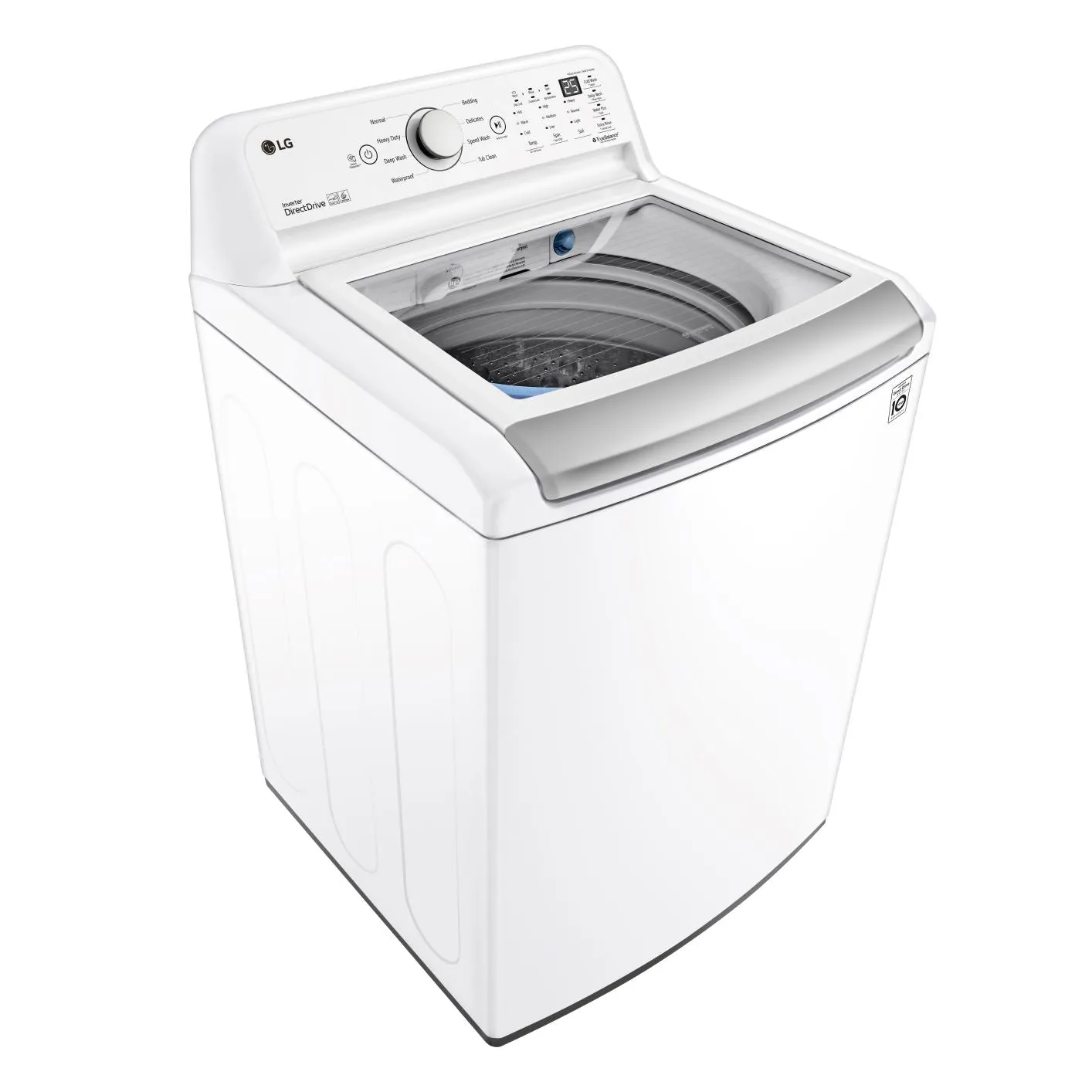 LG White Top Load Washer with 6Motion™ Technology (5.8 Cu. Ft.) - WT7150CW