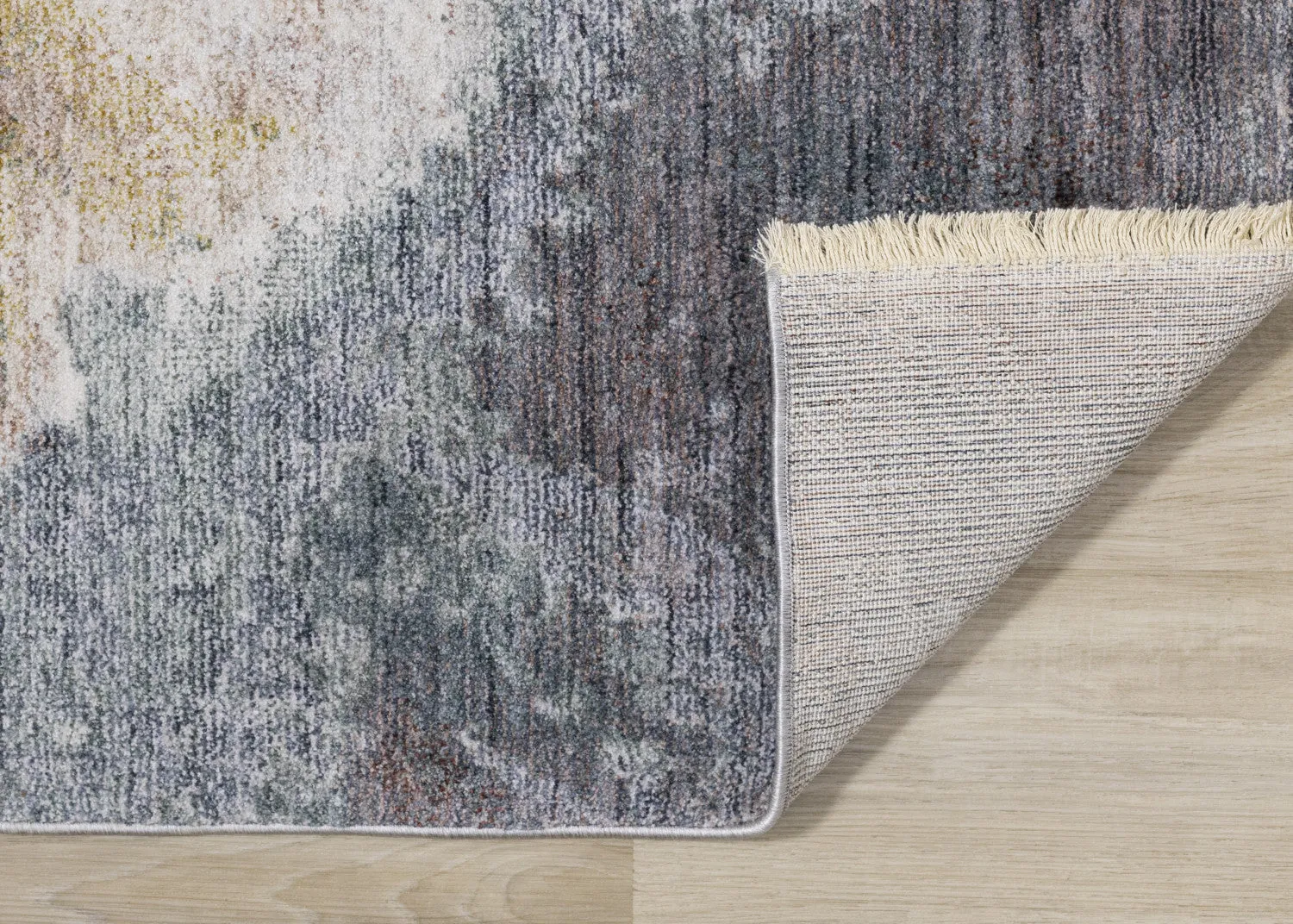 Macie Contemporary Floral Bloom Area Rug - Yellow White Green - 8' X 11'