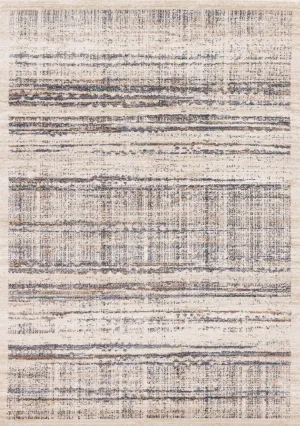 Sadie Casual Contemporary Area Rug - Grey Beige - 5' X 8'