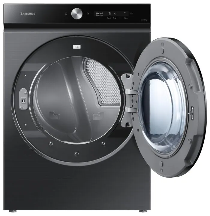 Samsung BESPOKE Black Stainless Electric Dryer with SuperSpeed (7.6 cu. ft.) - DVE53BB8700VAC