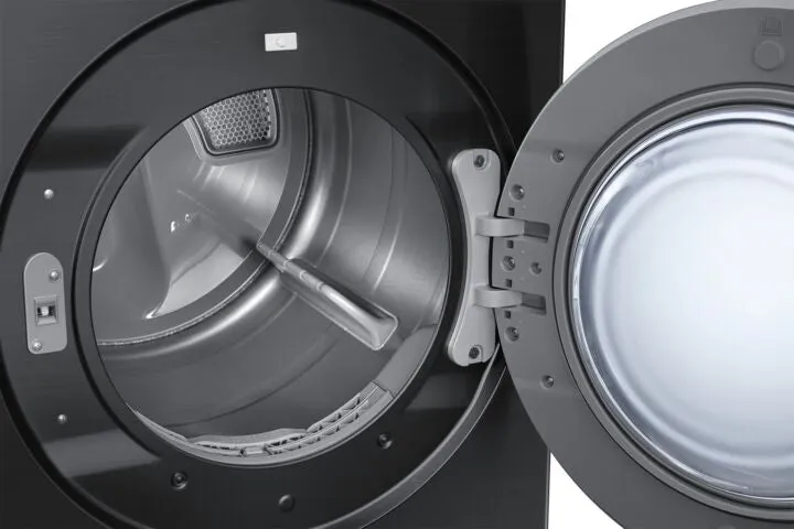 Samsung BESPOKE Black Stainless Electric Dryer with SuperSpeed (7.6 cu. ft.) - DVE53BB8700VAC