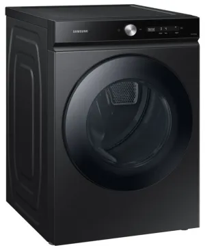 Samsung BESPOKE Black Stainless Electric Dryer with SuperSpeed (7.6 cu. ft.) - DVE53BB8700VAC