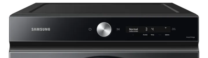 Samsung BESPOKE Black Stainless Electric Dryer with SuperSpeed (7.6 cu. ft.) - DVE53BB8700VAC
