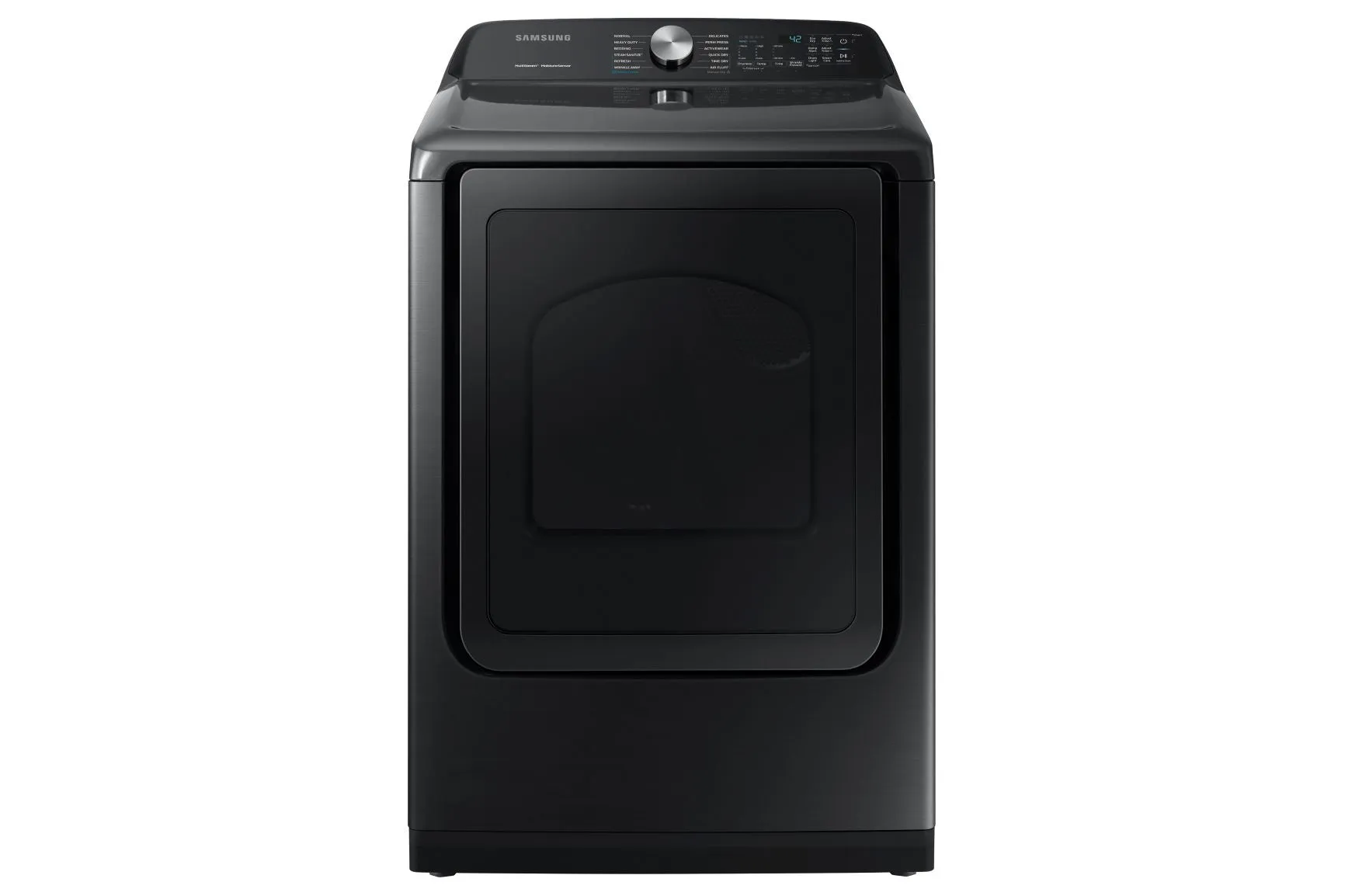 Samsung Black Stainless Electric Dryer with Steam Sanitize  (7.4 Cu.Ft.) - DVE50A5405V/AC