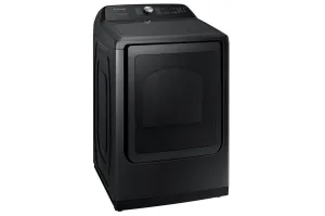 Samsung Black Stainless Electric Dryer with Steam Sanitize  (7.4 Cu.Ft.) - DVE50A5405V/AC