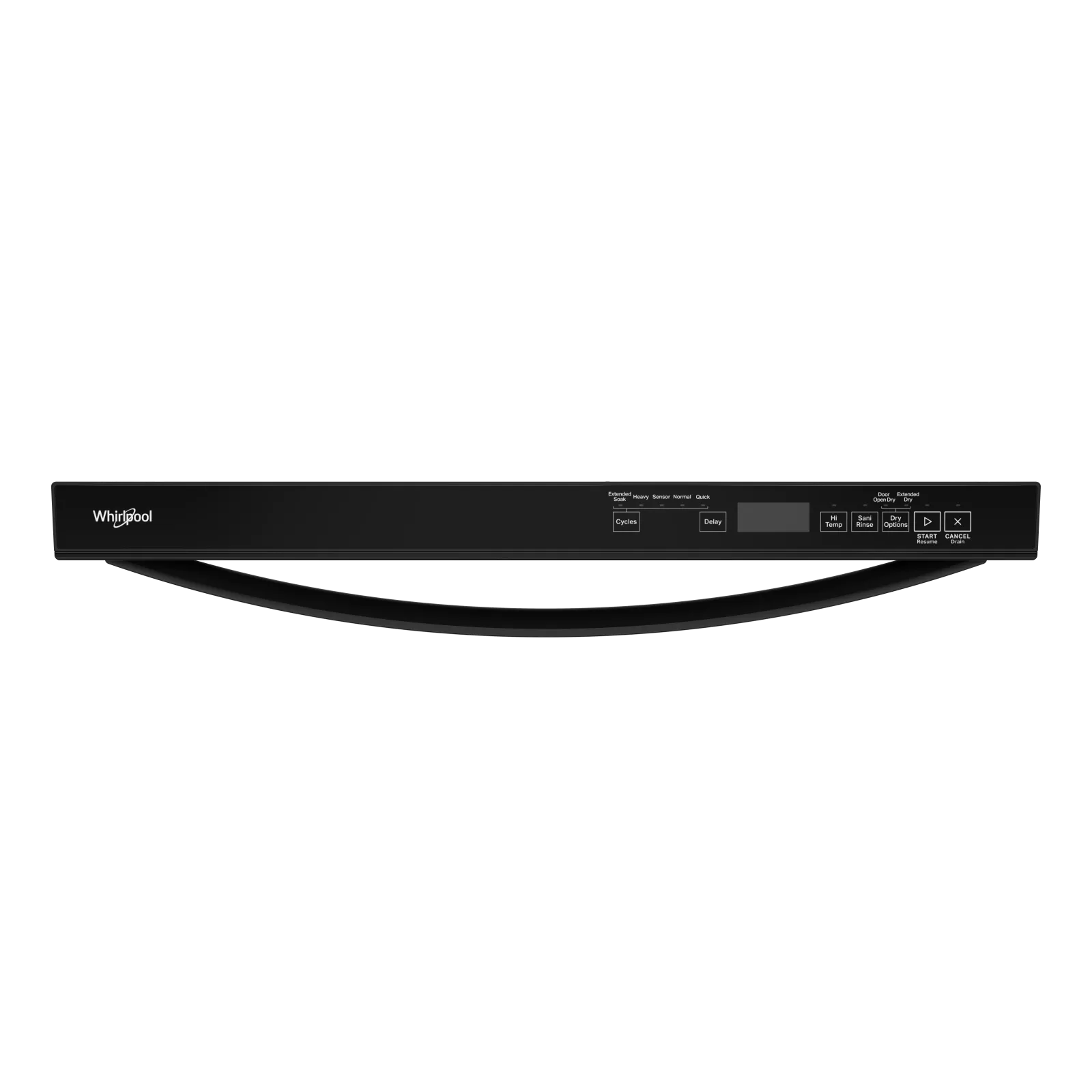 Whirlpool Black 24" Dishwasher (44 dBA) - WDT550SAPB