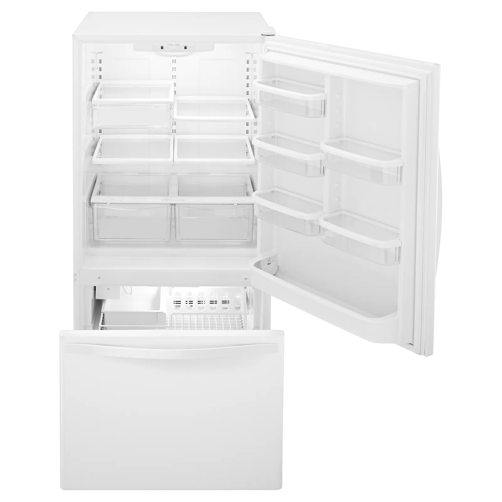 Whirlpool White Bottom-Freezer Refrigerator (18.4 Cu. Ft.) - WRB329DFBW