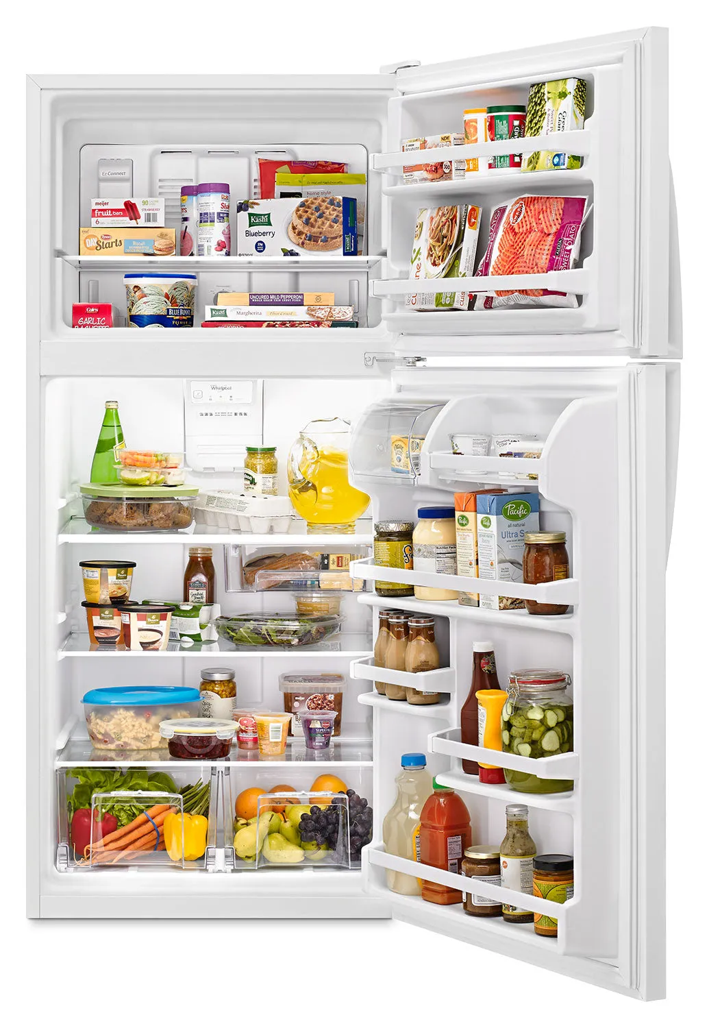 Whirlpool White Top-Freezer Refrigerator (18.2 Cu. Ft.) WRT318FZDW
